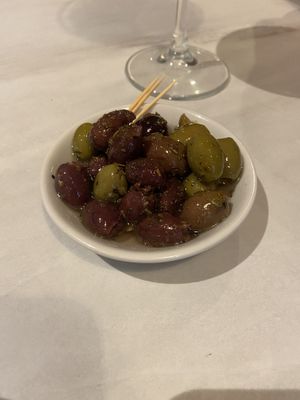 Olives  at Purezza in Manchester