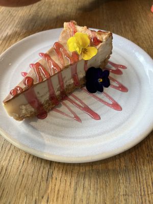 new york cheesecake   at Purezza in Manchester