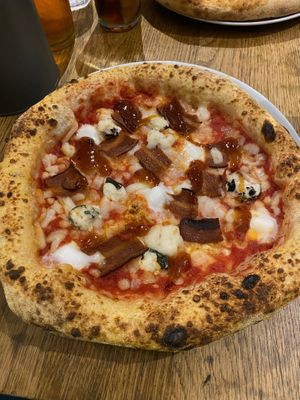 Four cheese pizza ❤️  at Purezza in Manchester