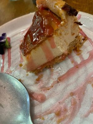 New York cheesecake  at Purezza in Manchester