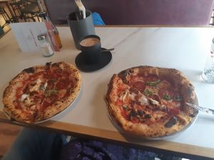 4 cheeses and pepperoni at Purezza in Manchester