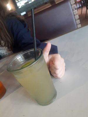 Ginger kombucha at Purezza in Manchester