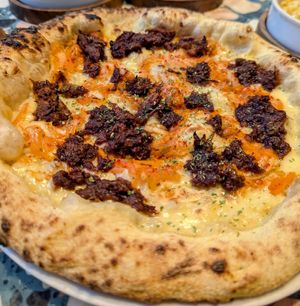 BBQ Bourbon Pizza at Purezza in Manchester