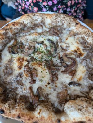 Truffle pizza at Purezza in Manchester