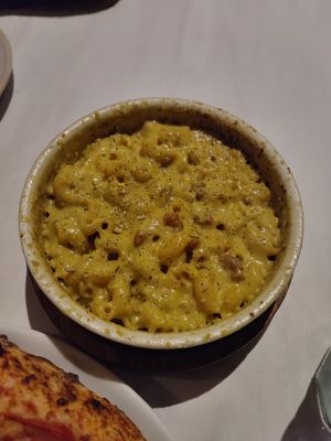 Pistachio Mac & Cheese at Purezza in Manchester