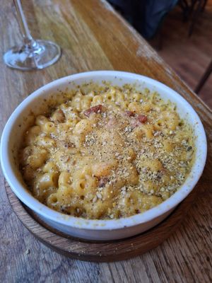 Pistachio mac and cheese at Purezza in Manchester