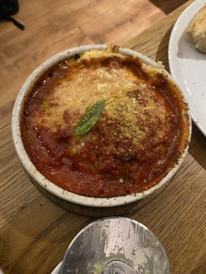 Parmigiana (kind of like moussaka)  at Purezza in Manchester