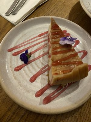 New York cheesecake  at Purezza in Manchester