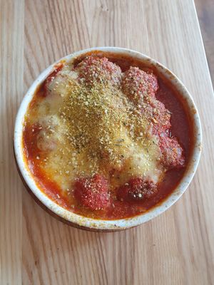 Meatballs at Purezza in Manchester