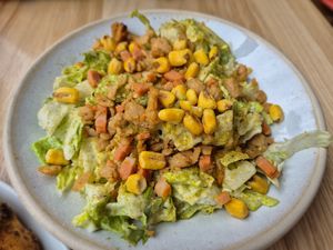 Cesar salad at Purezza in Manchester