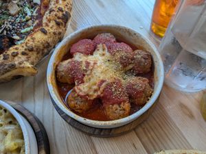 Meatballs at Purezza in Manchester