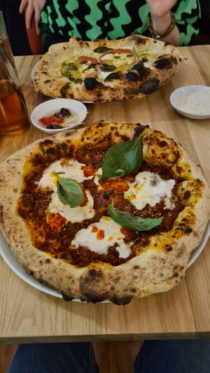 Lasagna pizza at Purezza in Manchester