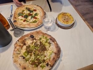 Miso pesto and Norcina

Mac and cheese at Purezza in Manchester