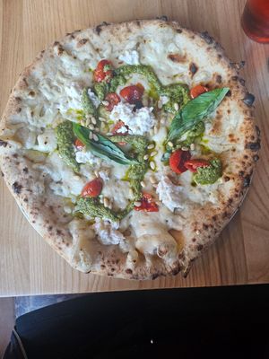 Miso pesto at Purezza in Manchester