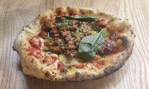 Parmigiana Party Pizza at Purezza in Manchester