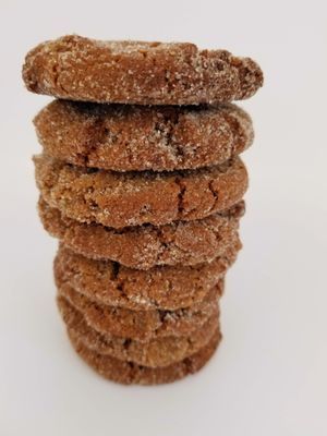 Triple Ginger Molasses Cookies (V, GF, Grain-Free) at Bright Star Bakery in Talent
