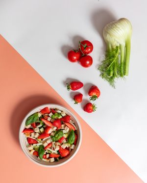 Tom & Berry Salad (vegan) at FitFoodBox in Kassel