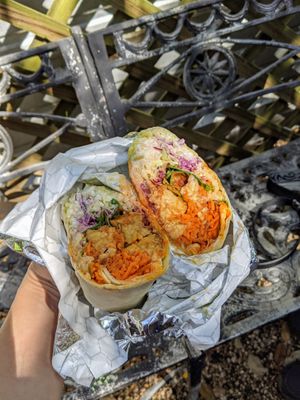 freeto burrito supreemo at The Vegan Yacht in Austin