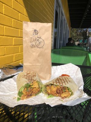 Freeto not Frito burrito supremo  at The Vegan Yacht in Austin