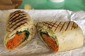 Buffalo Burrito!! at The Vegan Yacht in Austin