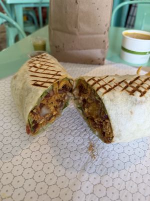 Freeto Burrito supreme  at The Vegan Yacht in Austin