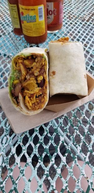 Freeto burrito at The Vegan Yacht in Austin
