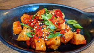 Crispy Tofu Bites at The Cross Gaits in Blacko