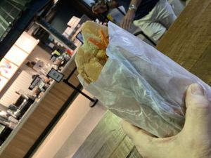 Bang mi tofu sandwich   at 163 Vietnamese Sandwiches & Bubble Tea in Boston