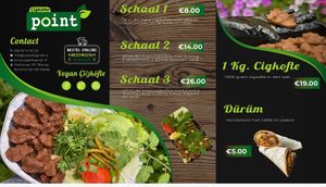 Eating in the traditional way at Cigkoftepoint in Tilburg