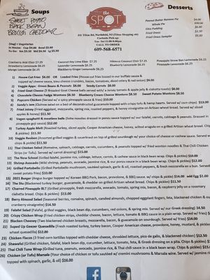 Sandy's jam, vegan spaghetti, and tofu marsala grilled portobello !!!! at The Spot in Northfield