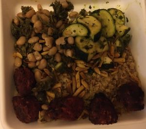 Beet felafel/quinoa/vegetable takeout. at Little Beet - Lenox Hill in New York City