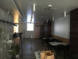 Inside: note the seating. at Little Beet - Lenox Hill in New York City