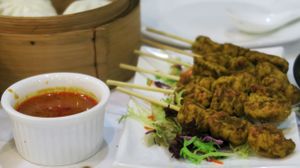 Satay Skewers  at Vegelink in Hong Kong Island