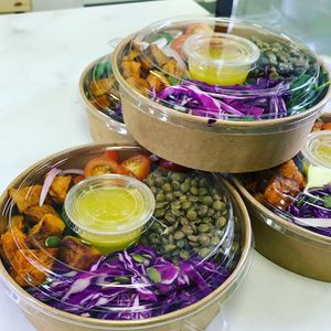 Seeet Potato Lentil Salad at Gaia's Urban Eatery in Charlottetown