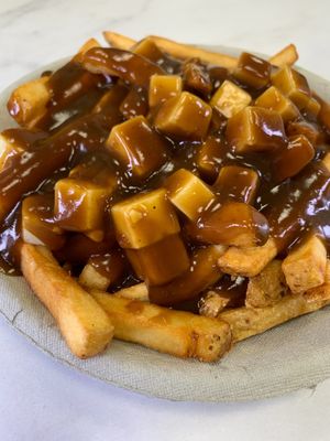 Vegan Poutine at Gaia's Urban Eatery in Charlottetown