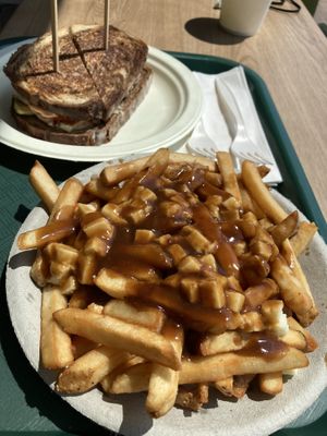 Vegan Poutine  at Gaia's Urban Eatery in Charlottetown