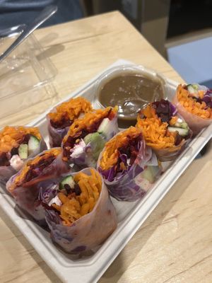 Rainbow rolls  at Gaia's Urban Eatery in Charlottetown