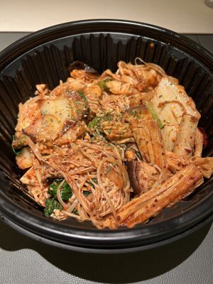 Just veggies and some bean curd  at Lahyanggak Maratang 라향각 마라탕 in Seoul