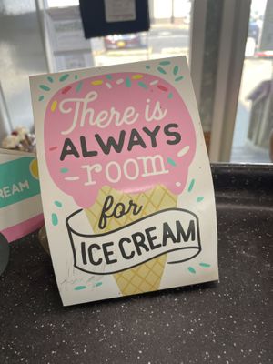 Always  at The Great Escape Ice Cream Parlor in Watkins Glen