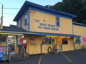 The Great Escape Ice Cream Parlor, Watkins Glen, NY at The Great Escape Ice Cream Parlor in Watkins Glen