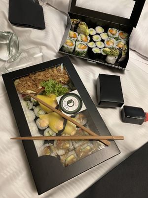 Love their sushi at Loco Sushi in Hamburg