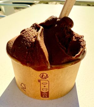 Dark Chocolate Gelato!  at UAO by Mú - Healthy Italian Gelato in Lisbon