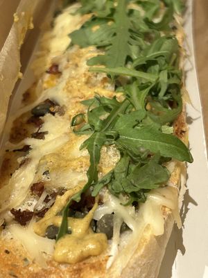 The Pieczarki - mushroom with cheese   at Granvegano in Poznan