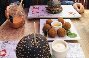 Smokey Burger at Vegan Temple Bar in Amsterdam