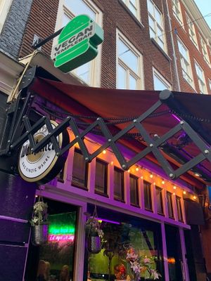 Outside  at Vegan Temple Bar in Amsterdam