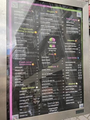 Carta  at Vegan Temple Bar in Amsterdam