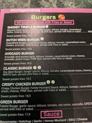  at Vegan Temple Bar in Amsterdam