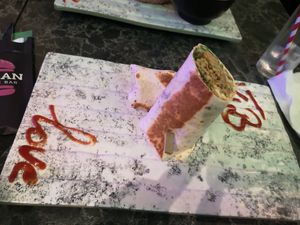 Wrap at Vegan Temple Bar in Amsterdam