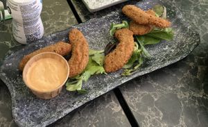 Avocado Fries  at Vegan Temple Bar in Amsterdam