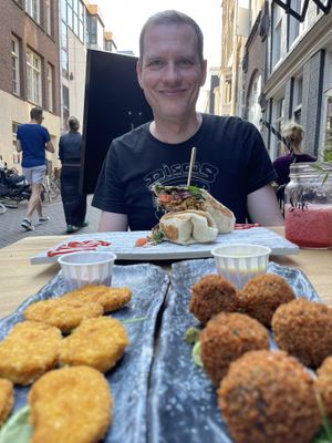   at Vegan Temple Bar in Amsterdam